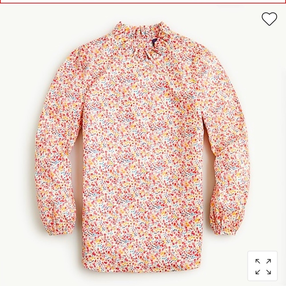 JCrew Liberty Floral Long Sleeve never worn beautiful blouse